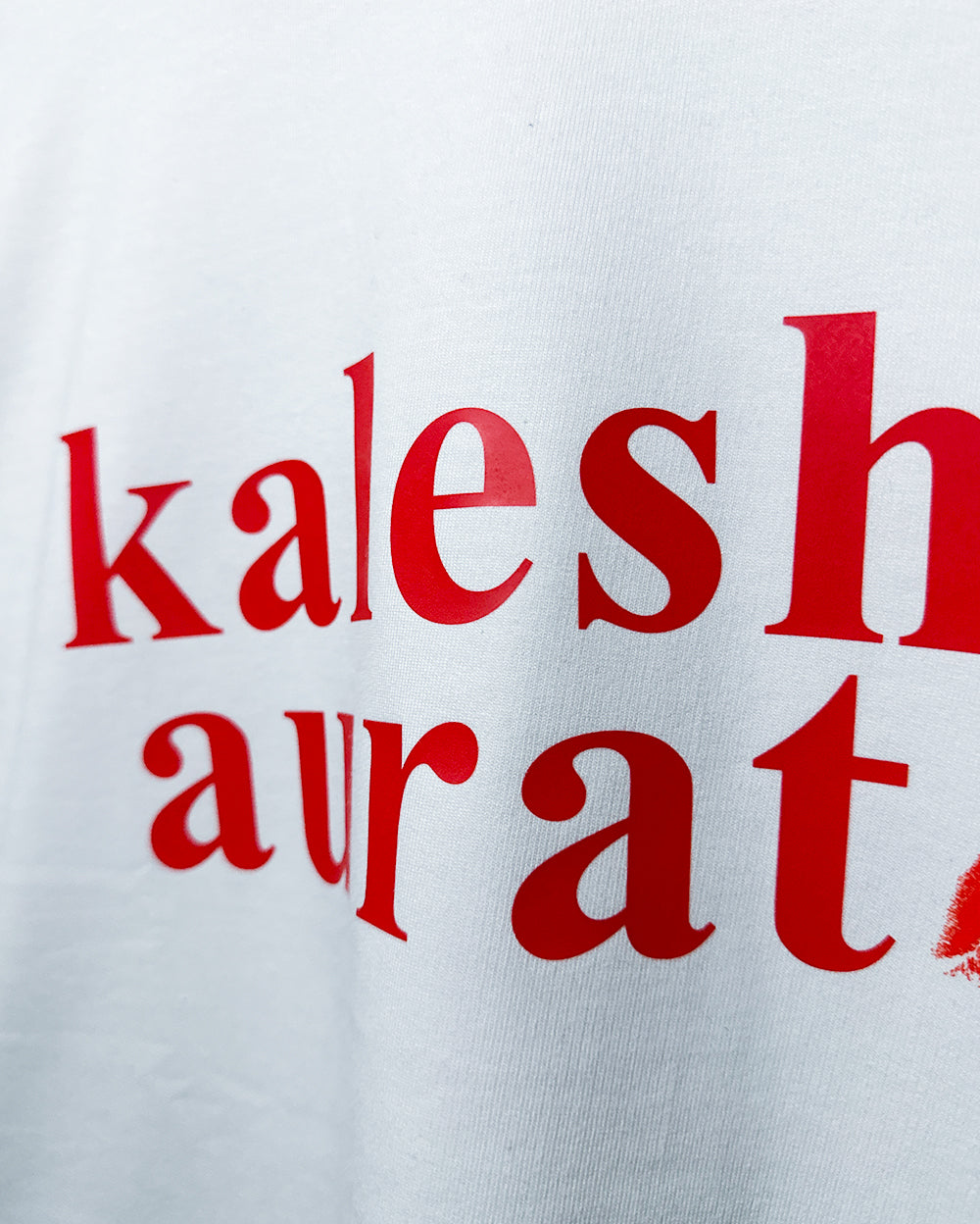 WHITE KALESHI AURAT T-SHIRT