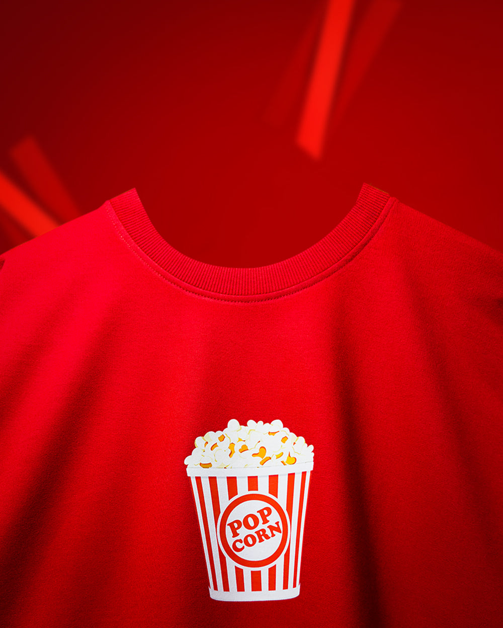 RED NETFLIX AND CHILL T-SHIRT