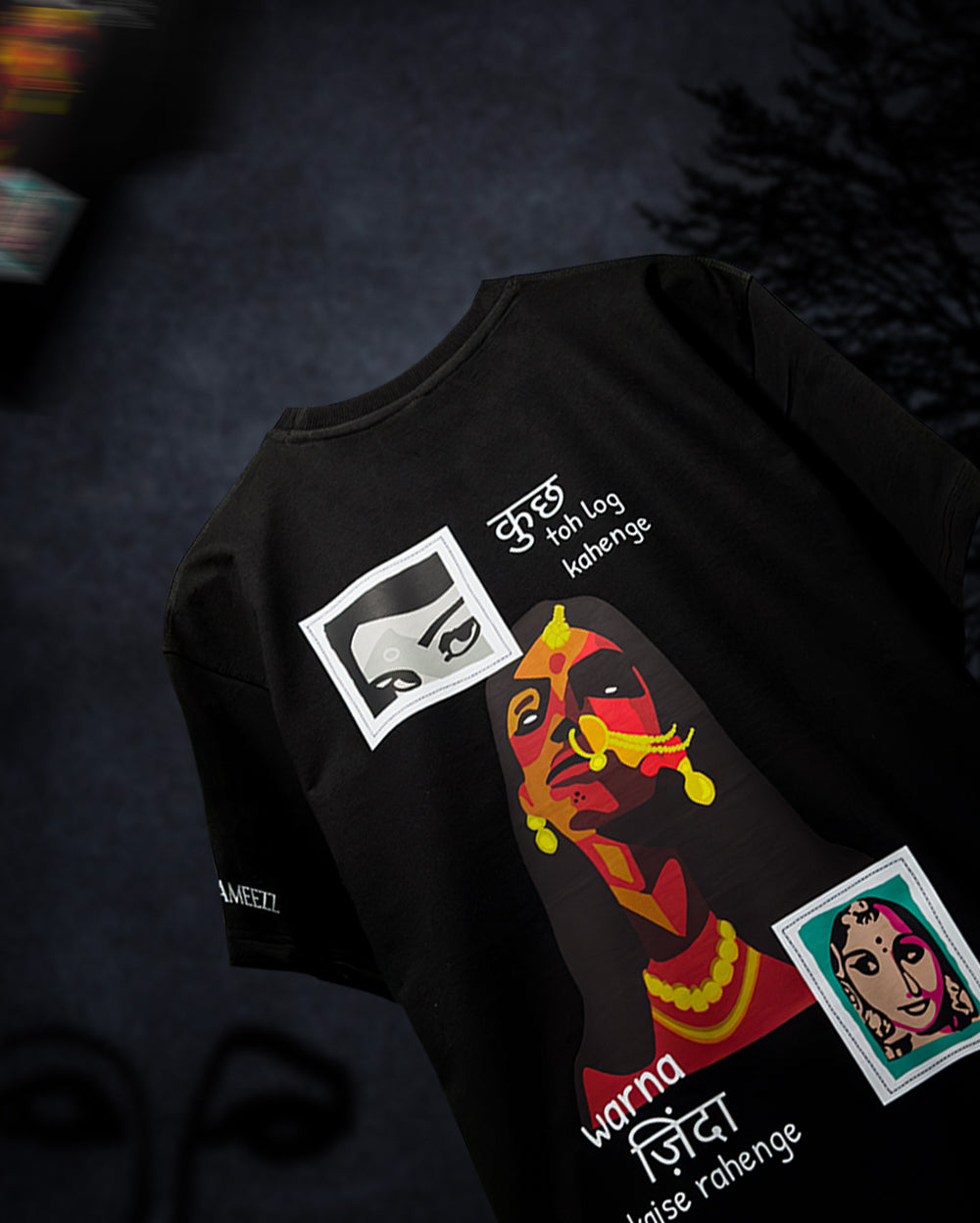 BLACK NAZARIYA T-SHIRT