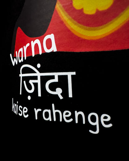 BLACK NAZARIYA T-SHIRT