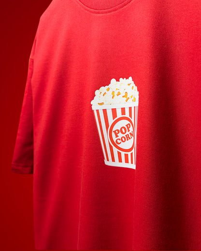 RED NETFLIX AND CHILL T-SHIRT